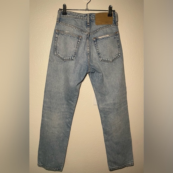 Rag & Bone Light Blue Straight Leg Jeans (Size 23) - Picture 3 of 7